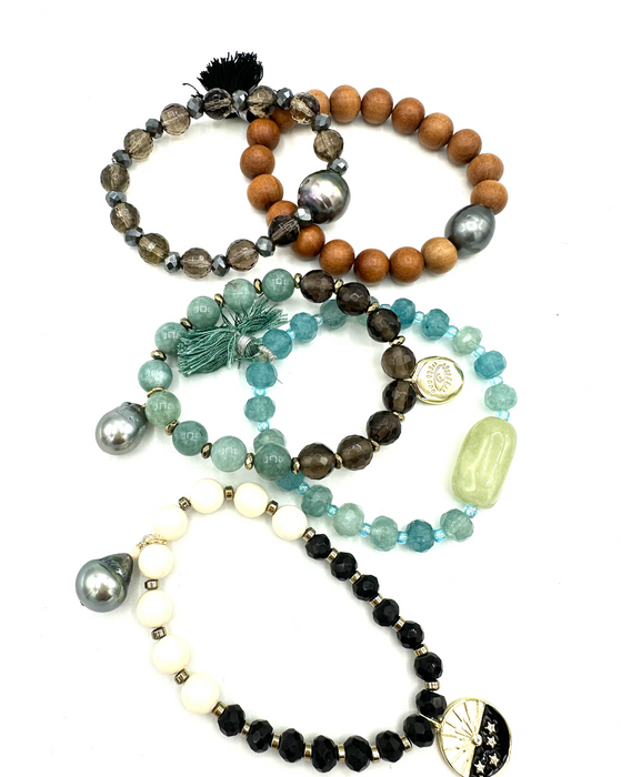 Balance and Protection- Adventurine Gems & Smoky Quartz