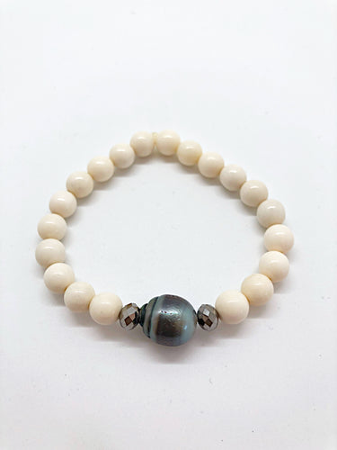 Sacred Pearl Mala Bracelet