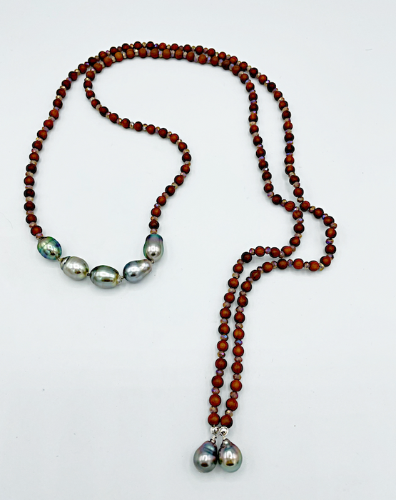Hanalei Wrap - Tahitian pearls and sandalwood